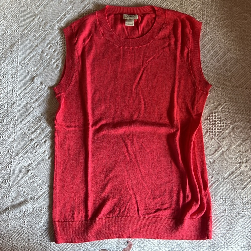 J. Crew Cotton Pink Jackie Shell
